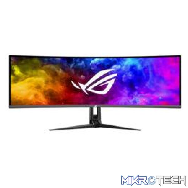 ASUS ROG Swift OLED PG49WCD 49" DQHD 144Hz 0.03ms QD-OLED FreeSync Premium Pro 1800R Curved Gaming Monitor - Image 2