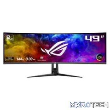 ASUS ROG Swift OLED PG49WCD 49? DQHD 144Hz 0.03ms QD-OLED FreeSync Premium Pro 1800R Curved Gaming Monitor