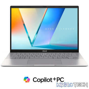 ASUS Vivobook S 14 14? WQXGA 60Hz IPS Snapdragon X (X1-26-100) 16GB LPDDR5X 1TB PCIe 4.0 NVMe Wi-Fi 6E Windows 11 Laptop
