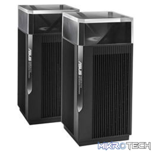 ASUS ZenWiFi Pro XT12 AX11000 WiFi 6 Tri-Band AiMesh 2.5 Gigabit Wireless Router – 2 Pack ASUS ZenWiFi Pro XT12 AX11000 WiFi 6 Tri-Band AiMesh 2.5 Gigabit Wireless Router – 2 Pack