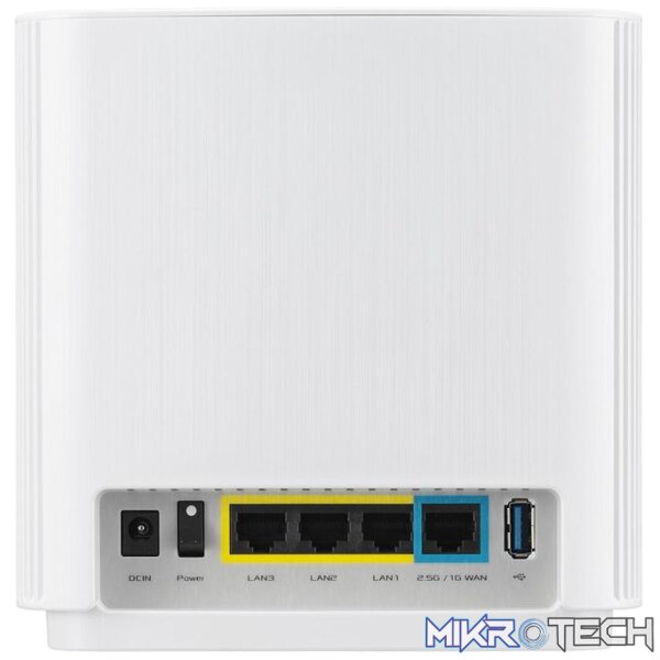 ASUS ZenWiFi XT9 AiMesh AX7800 WiFi 6 Single Pack White - Image 3