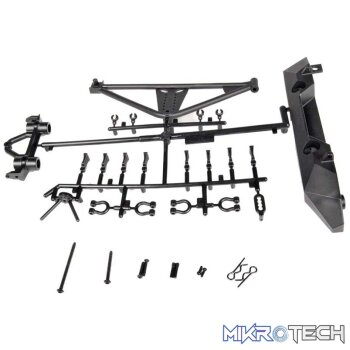 AX80126 RrBumper/TireCarrierSCX10/Poison