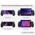 Abxylute S9 Mobile controller - USB-C + Bluetooth: Supports a wide range of phone/tablet devices compatibility; - Image 2