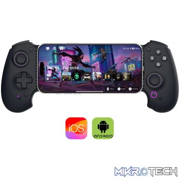 Abxylute S9 Mobile controller - USB-C + Bluetooth: Supports a wide range of phone/tablet devices compatibility;