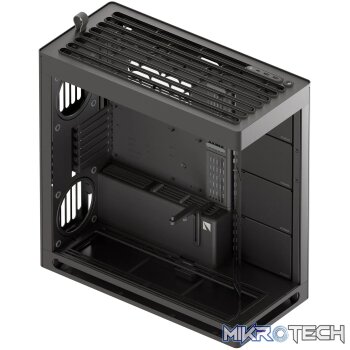Aerocool HAVN HS 420 Base Edition Black EATX case - Supports up to 11 fans (0 incl) - 4x 3.5'' or 8x 2.5'' - 420mm Radiator.