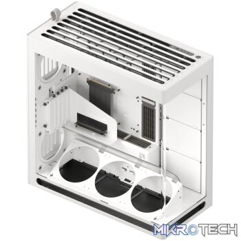 Aerocool HAVN HS 420 Base Edition White EATX case - Adjustable GPU Bracket - Supports 11 fans (0 Incl) - 4x 3.5'' or 8x 2.5''