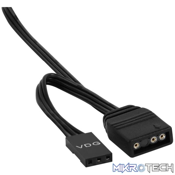Aerocool KCAS PLUS Gold 650W RGB PSU - ATX 24 PIN; 2x 4+4PIN CPU; 6x SATA; 3x PATA; 2x PCIe 6+2PIN. - Image 7