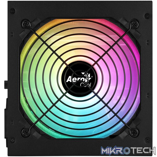 Aerocool KCAS PLUS Gold750W RGB PSU - ATX 24 PIN; 2x 4+4PIN CPU; 8x SATA; 4x PATA; 3x PCIe 6+2PIN. - Image 2