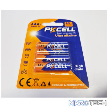 Alkaline AAA Battery 4pcs/pack