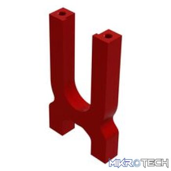 Aluminum Center Diff Holder Red