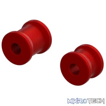 Aluminum Chassis Brace Spacer Set Red