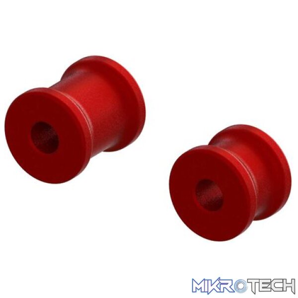 Aluminum Chassis Brace Spacer Set Red Aluminum Chassis Brace Spacer Set Red