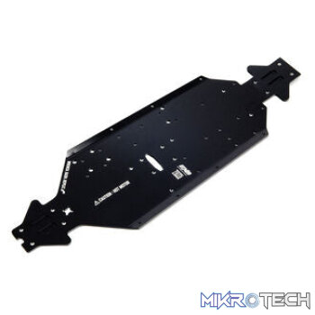 Aluminum Chassis CNC 7075 T6 SWB Black: EXB