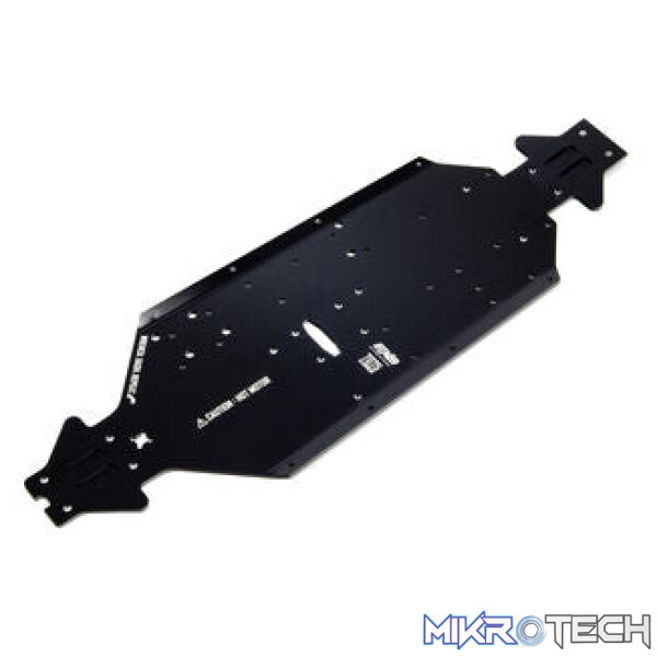 Aluminum Chassis CNC 7075 T6 SWB Black: EXB Aluminum Chassis CNC 7075 T6 SWB Black: EXB