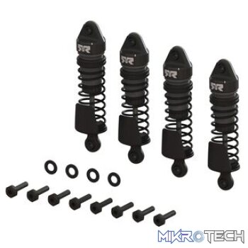 Aluminum Shock Set 58mm Length 2000cSt Oil (4) Gunmetal GROM
