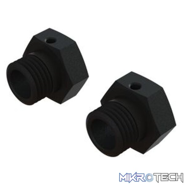 Aluminum Wheel Hex 17mm 16.5mm Thick Black (2) Aluminum Wheel Hex 17mm 16.5mm Thick Black (2)