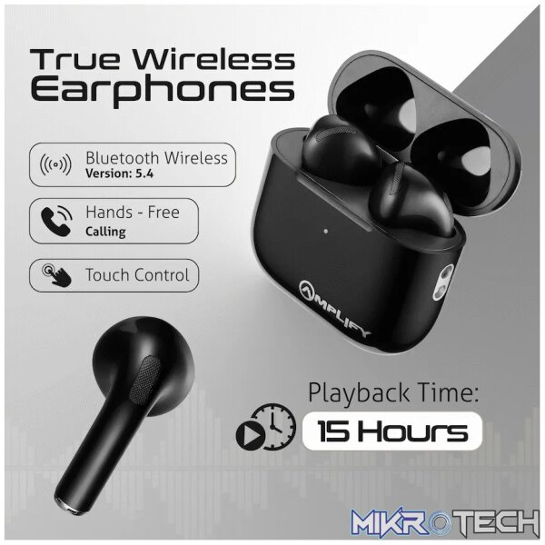 Amplify Astro 2 Series True Wireless Earphones - Black - Image 15