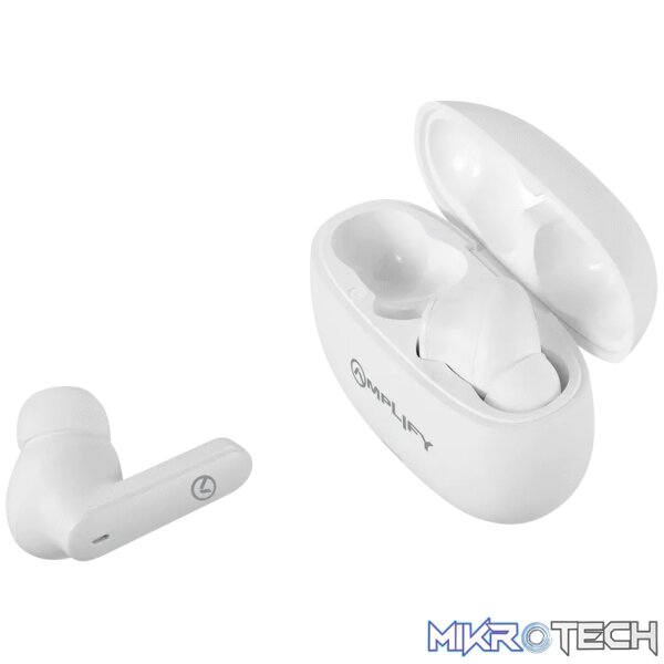 Amplify Aurum TWS Earphones with ANC + ENC - White - Image 3