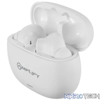 Amplify Aurum TWS Earphones with ANC + ENC - White