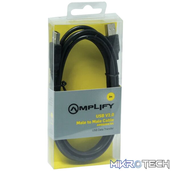 Amplify Cable - USB 2.0 AM to AM 2m - Image 2