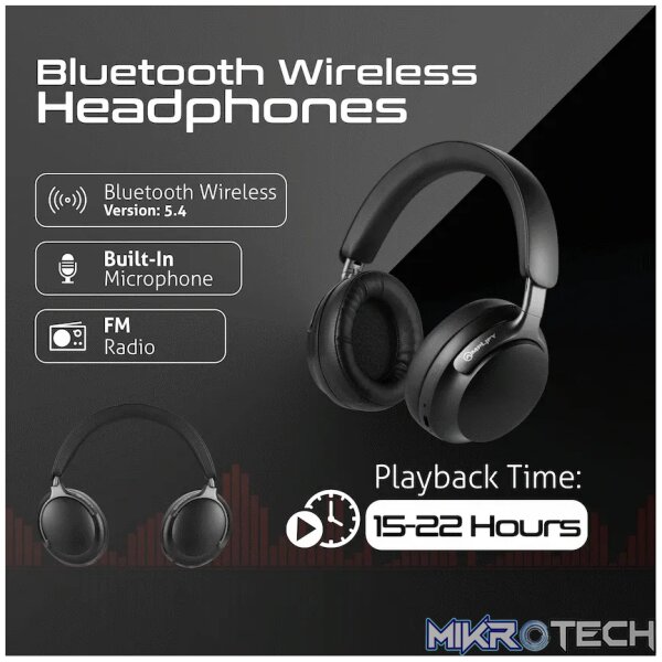 Amplify Chorus 3 Bluetooth Wireless Headphones - Black - Image 3