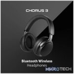 Amplify Chorus 3 Bluetooth Wireless Headphones - Black - Image 6