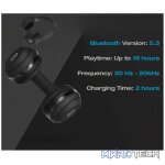 Amplify Chorus Series Bluetooth 2.0 Headphones - Black - Image 4