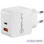 Amplify Dual Wall Charger Type-C + USB (45w) - Image 3
