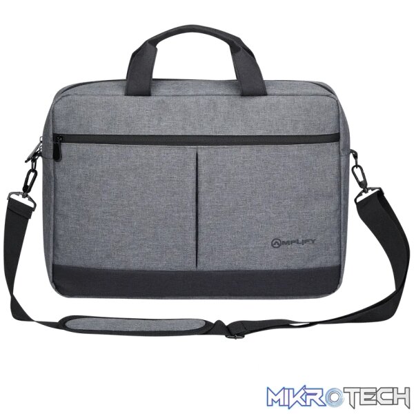 Amplify Ingwe 15.6 inchLaptop Shoulder Bag Black/Charcoal Amplify Ingwe 15.6 inchLaptop Shoulder Bag Black/Charcoal