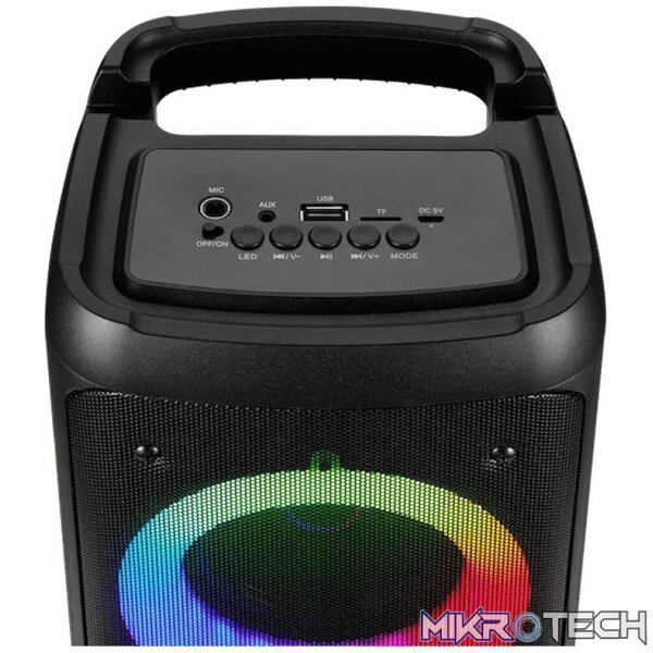 Amplify Megavibe Series Dual 4 inch Party Speaker - Black - Image 2