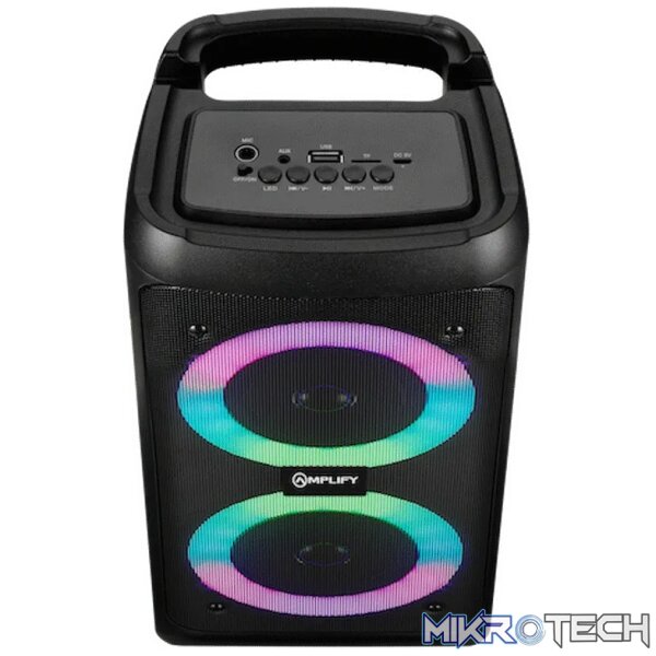 Amplify Megavibe Series Dual 4 inch Party Speaker - Black - Image 3