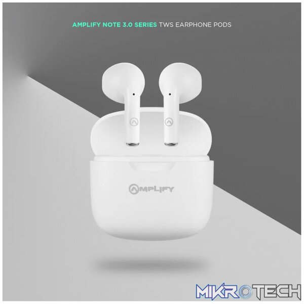 Amplify Note 3.0 Series TWS Earphones - White - Image 5