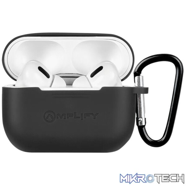 Amplify Note X Series TWS Earphones - White Case + Black Cover - Image 2