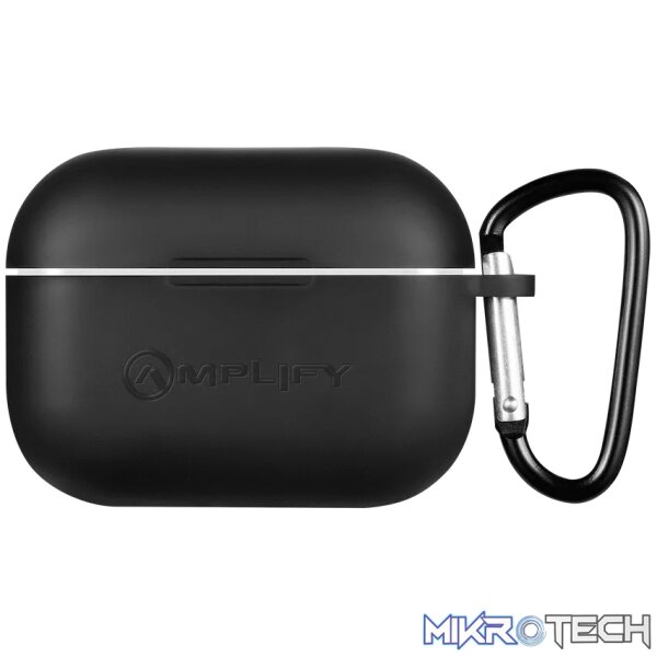 Amplify Note X Series TWS Earphones - White Case + Black Cover - Image 3