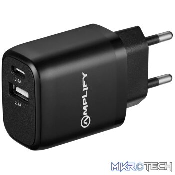 Amplify On the Fly Dual USB & Type-C Adapter