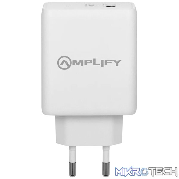 Amplify P.D. 20w Plus USB 12w Dual Wall Charger - White - Image 5