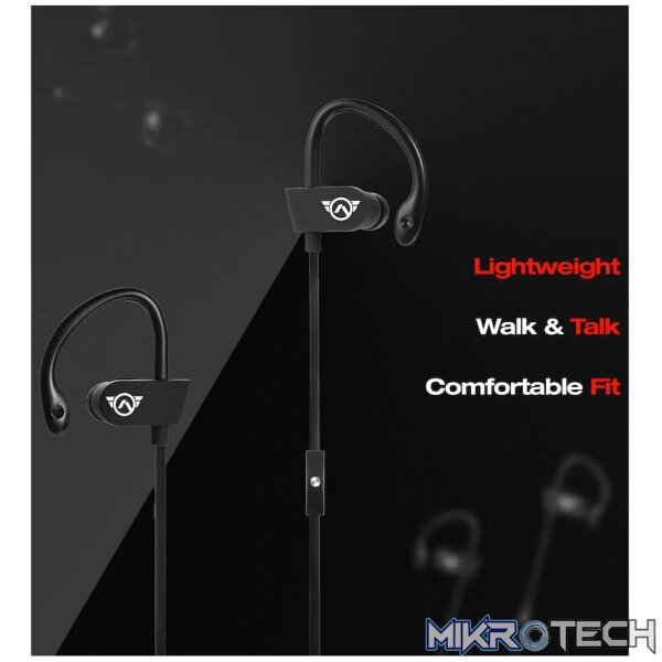 Amplify Sport Challenger Series Earhook Earbuds - Black - Image 5