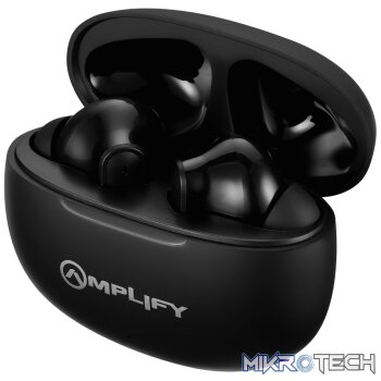 Amplify True Connection True GO Series Wireless Earphones PDQ Stemmed - Black