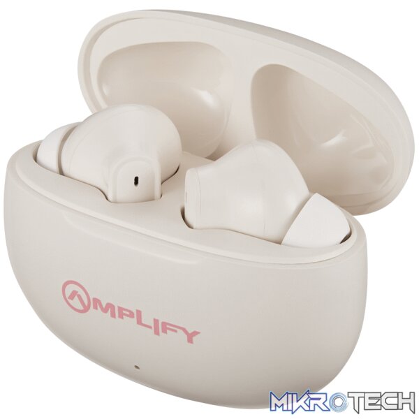 Amplify True Connection True GO series Wireless Earphones PDQ Stemmed - Nude Amplify True Connection True GO series Wireless Earphones PDQ Stemmed - Nude