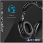 Amplify Zenith Series Aux Headphones - Black - Image 4