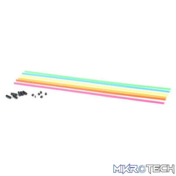 Antenna Tube Assortment with Caps Neon Antenna Tube Assortment with Caps Neon