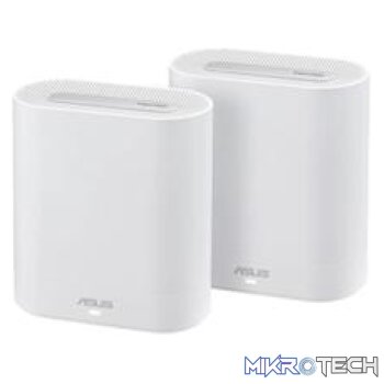 Asus EBM68 Expert Tri-band Wi-Fi 6 2 Pack White Access Point White