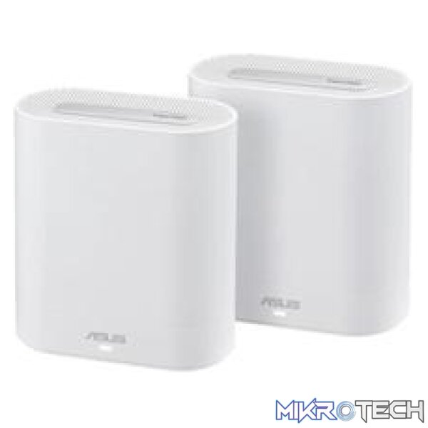 Asus EBM68 Expert Tri-band Wi-Fi 6 2 Pack White Access Point White Asus EBM68 Expert Tri-band Wi-Fi 6 2 Pack White Access Point White