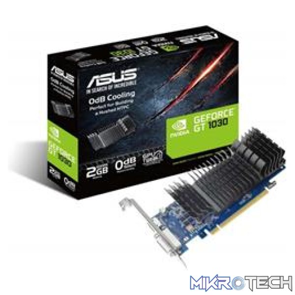 Asus GeForce GT 1030 GT1030-SL-2G-BRK 2GB GDDR5 64-bit PCI-E 3.0 Desktop Graphics Card Asus GeForce GT 1030 GT1030-SL-2G-BRK 2GB GDDR5 64-bit PCI-E 3.0 Desktop Graphics Card