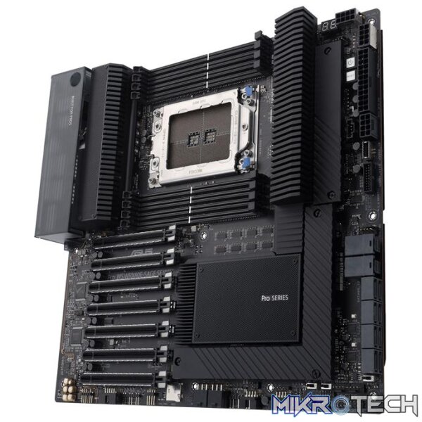 Asus Pro WS WRX80E-SAGE SE WIFI AMD WRX80 Socket sWRX8 E-ATX Server Desktop Motherboard - Image 3
