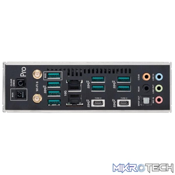 Asus Pro WS WRX80E-SAGE SE WIFI AMD WRX80 Socket sWRX8 E-ATX Server Desktop Motherboard - Image 4