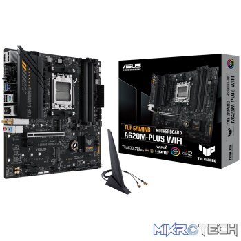 Asus TUF Gaming A620M-PLUS AM5 WIFI M-ATX Motherboard