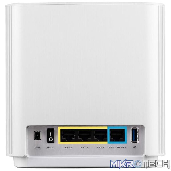 Asus ZenWiFi XT8 AX6600 Dual Band WiFi 6 (802.11ax) White Wireless Mesh Router – Single Pack - Image 4