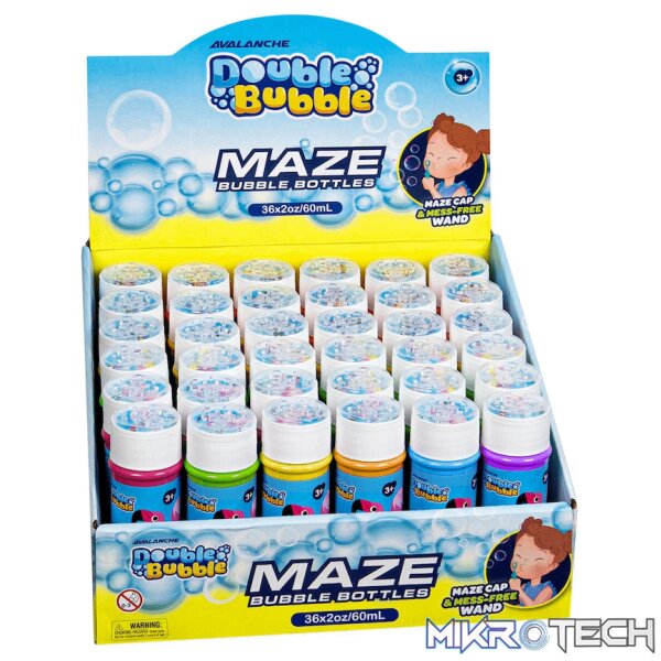 Avalanche Double Bubble - Maze (To Be Ordered in Qty of 36) Avalanche Double Bubble - Maze (To Be Ordered in Qty of 36)