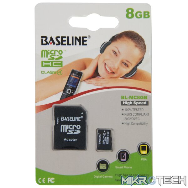 BASELINE 8GB MICRO SD BASELINE 8GB MICRO SD